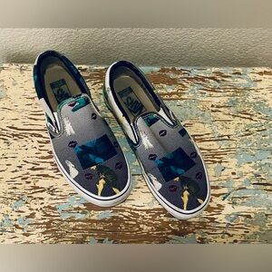 Vans - Hoffman Fabrics Collection - Slip-On Sneakers - 80’s Lips - M7/W8.5